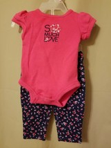 Child of Mine - 2 Piece Outfit "So Much Love" Size NB  IR2/ - $10.70