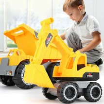 New Simulation Car Toy Excavator Tractor Toy Dump Truck Model Mini Gift for Boy - £9.23 GBP