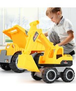 New Simulation Car Toy Excavator Tractor Toy Dump Truck Model Mini Gift ... - $11.69