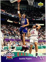 1993 Upper Deck Scottie Pippen NBA EasT All-Star Basketball Card Chicago Bulls - £0.99 GBP