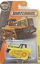 Matchbox MBX Construction Vehicle Seed Shaker 2016 Yellow Die Cast 57 - £6.59 GBP