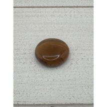 Backgammon Replacement Brown Clear Glass 1” X 1/8&quot; Checker Piece - $0.98