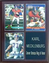Frames, Plaques and More Karl Mecklenburg Denver Broncos 3-Card 7x9 Plaque - £17.92 GBP