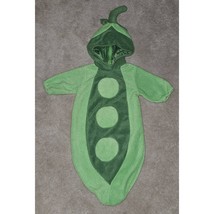 Green Pea Peapod Bunting Halloween Costume Baby 0-6 Months - £11.65 GBP