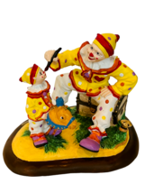 Circus Clown Figurine Danbury Mint Creepy Francis Barnum Bailey Miror Image 1993 - £39.62 GBP