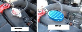 94-01 Acura Integra All Billet CNC Machined Blue Radiator Water Cap Cover - $9.89