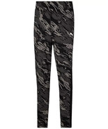 Puma Contrast Mens Mid Rise Straight Track Pant Black/Gray Camo-Size Small - $554.08 MXN