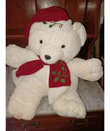 2005 Dan Dee Collectors Choice Christmas Teddy Bear 18&quot; Holly Berry Hat ... - £23.29 GBP