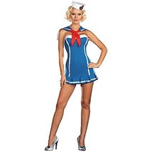 Sailor Stormy Sky -  Adult Costume - X-Large - Blue/White - Dreamgirl - $18.35