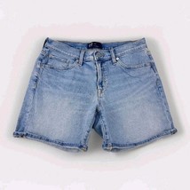 Gap Womens 5” Short Mid Rise Light Wash Denim Jean Shorts 28/6 - $14.84