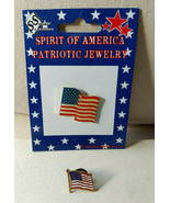 American Flag Pins Patriotic Jewelry Red White Blue President Vintage 1997 - £0.55 GBP