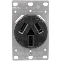 No Logo 5206 Single Flush-Mount Range Receptacle (3 Wire) - $727.28 MXN