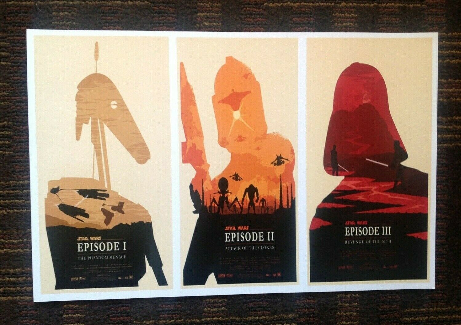 Star Wars Episode 1 2 3 Poster 11 X 17 New - $19.39