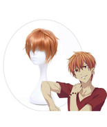 2019 Spring Anime Fruits Basket Souma Kyo Short Orange Wigs Mens Cosplay... - $27.99