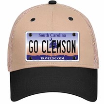 Go Clemson Novelty Khaki Mesh License Plate Hat - £23.17 GBP