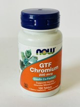 NOW Foods Gtf Chromium 200 mcg 100 Tabs 05/2028 - $8.81