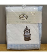 Brambly Hedge Embroidered Cotton Crib Blanket Satin EdgeBaby Blanket - $49.49