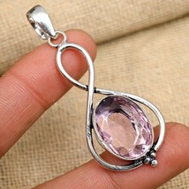 Amethyst Gemstone 925 Silver Pendant Handmade Jewelry Gift For Women - £5.65 GBP