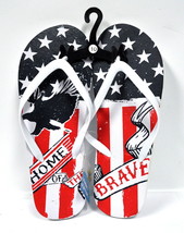 Womens Home of the Brave Flip Flops - £4.75 GBP