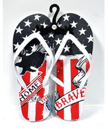 Womens Home of the Brave Flip Flops - $3.95