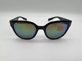 Costa Del Mar 06S9051 905102 Salina Sunglasses Black Green Mirror Polari... - $257.00