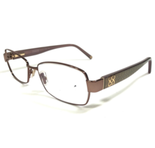 Coach Eyeglasses Frames LOUISE 1009 TAN Brown Rectangular Full Rim 52-15-135 - £33.09 GBP