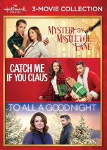 Hallmark Channel 3 Movie Collection Dvd Mistletoe Lane Catch Me Claus Good Night - $10.39