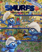 Smurfs 3 Look and Find The Lost Village Hardcover By Pi Kids Damaged - £1.69 GBP