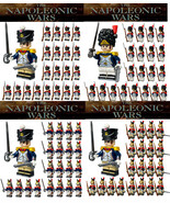 Napoleonic Total War 5 Countries Infantry Collection 84PCS Minifigures Lot - $582.65 MXN+