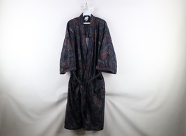 Vintage 90s Streetwear Mens OSFA Rainbow Paisley Soft Cloth Belted Bath ... - $1,018.45 MXN