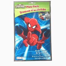 Marvel Ultimate Spiderman Play Pack Crayon Stickers Coloring Book Bendon - £2.73 GBP