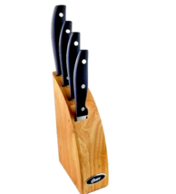 Oster Wooden Knife Block and Four Knives - $19.79