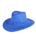 George Jimmy Men/ Women Costume Hats Cowboy Hat Party Hat -Blue - £20.95 GBP