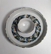 Colorado River Pottery Studio Art Chip &amp; Salsa Dip Bowl Yuma Arizona Southwest m - £58.84 GBP