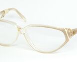 JEAN PATOU PARIS 8604 808 LIGHT GLITTER BEIGE/ WHITE /CLEAR EYEGLASSES 5... - $64.34