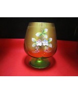 Bohemian green brandy glass [40C] - $1,019.30 MXN
