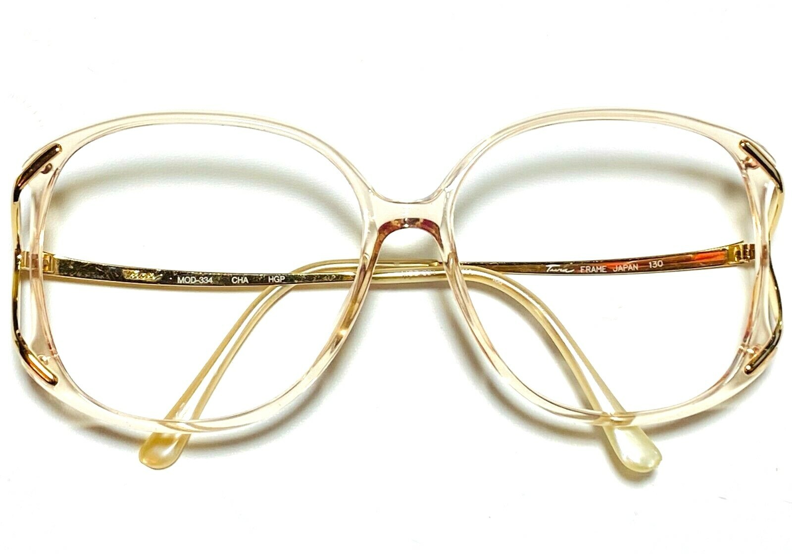 VTG 80s 90s Tura Sunglass/Eyeglass Frames MOD-334 Pink HGP CHA 57[]15-13... - $97.02