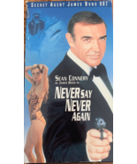 Nunca Digas Nunca Otra Vez VHS-Raro Vintage-Envíos En 24 HRS - $24.62