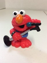ELMO MIC STAND 2010 Hasbro Sesame Street Rock Band Toy Figure 2.5&quot; Cake Topper - £7.15 GBP