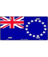 Cook Islands Flag Novelty 6&quot; x 12&quot; Metal License Plate Sign - £4.64 GBP
