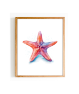 Watercolor Starfish Art Home Decor Starfish Wallart - Digital Download - £0.93 GBP