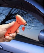 Emergency Hammer 2 in 1 Car Window Breaker Seatbelt Cutter Glass Escape ... - £8.65 GBP