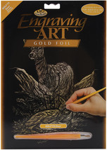 Gold Foil Engraving Art Kit 8&quot;X10&quot;-Deer - £12.09 GBP