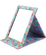 Travel Mirror Folding Makeup Table Cosmetic Vanity Portable Standing Des... - £14.97 GBP