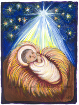 Baby Jesus Art Print - £11.42 GBP+