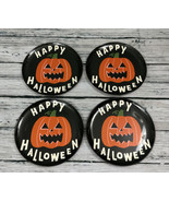 Hyde and Eek Happy Halloween Vintage Style Pumpkin Melamine Dinner Plate... - €25,37 EUR