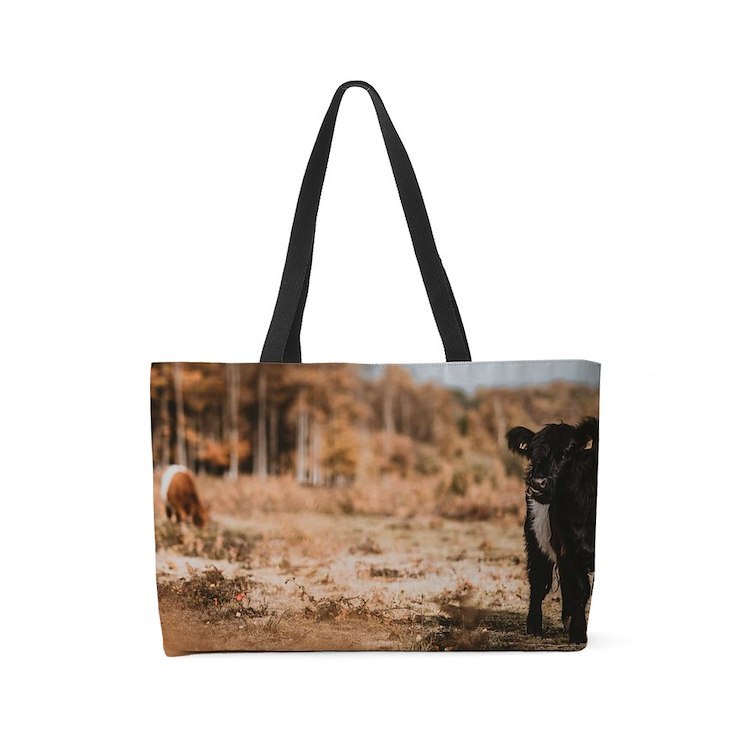 Cows in the Countryside Weekender Tote - $80.00