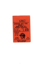 Apr 7 1978 Chicago Cubs @ Pittsburgh Pirates Ticket Opening Day Willie Stargell - £23.52 GBP