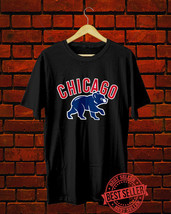 Chicago Cubs Bears Logo Short Sleeve T-Shirt Size S-5XL - £16.51 GBP+