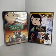 Disney&#39;s Mulan 1 &amp; 2 Collection Dvd Set I Ii 3-DVD Set - £13.02 GBP